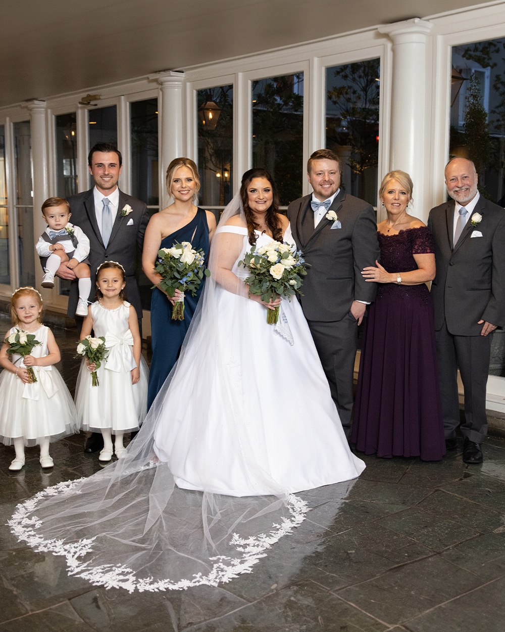 a group of people posing for a photo
