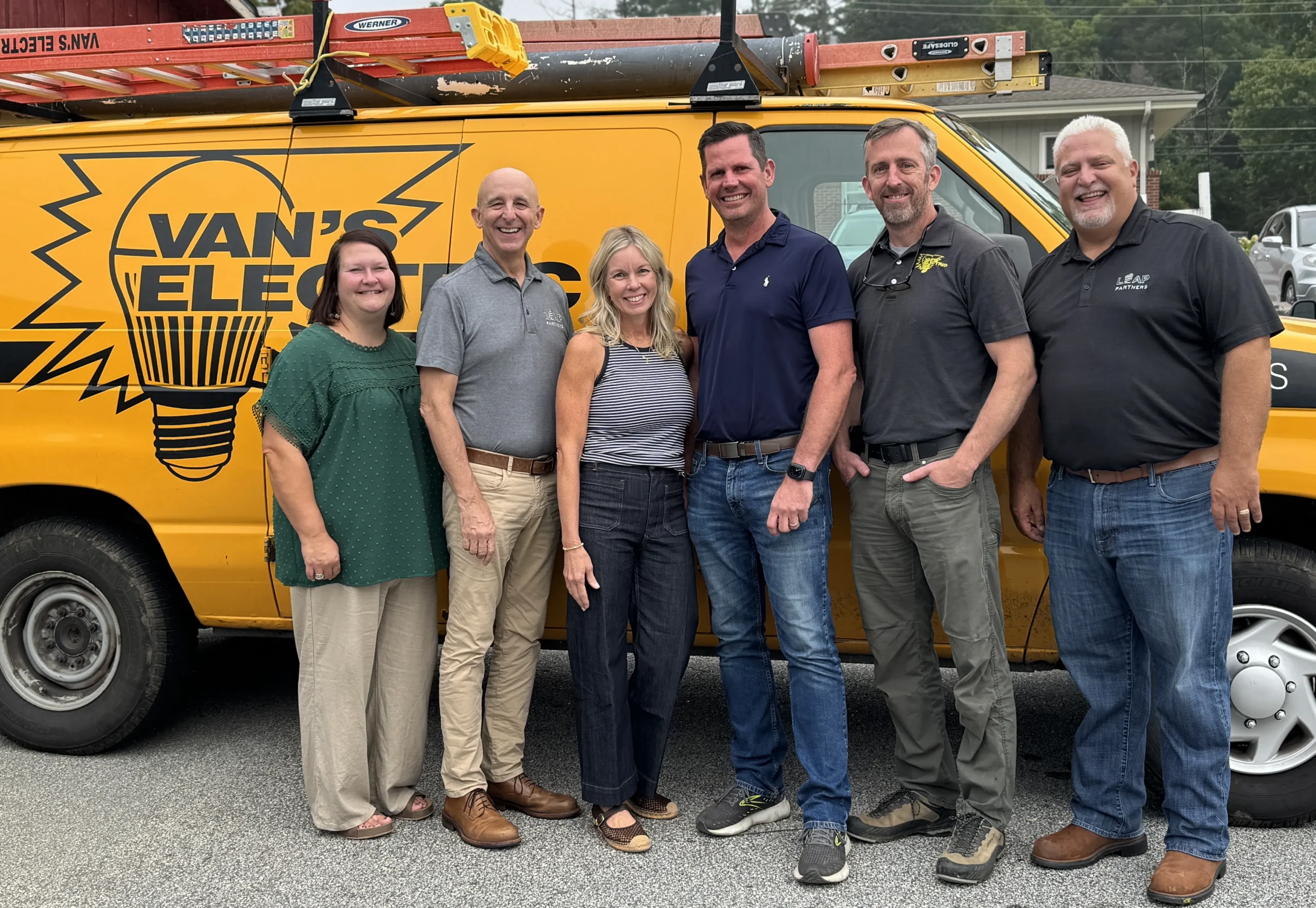 Vans Electric closing photo - leap partners acquires